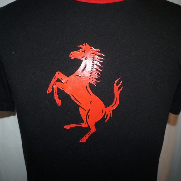 Ferrari Official OEM Tee Shirt Youth Size XL Horse - Picture 3 of 8